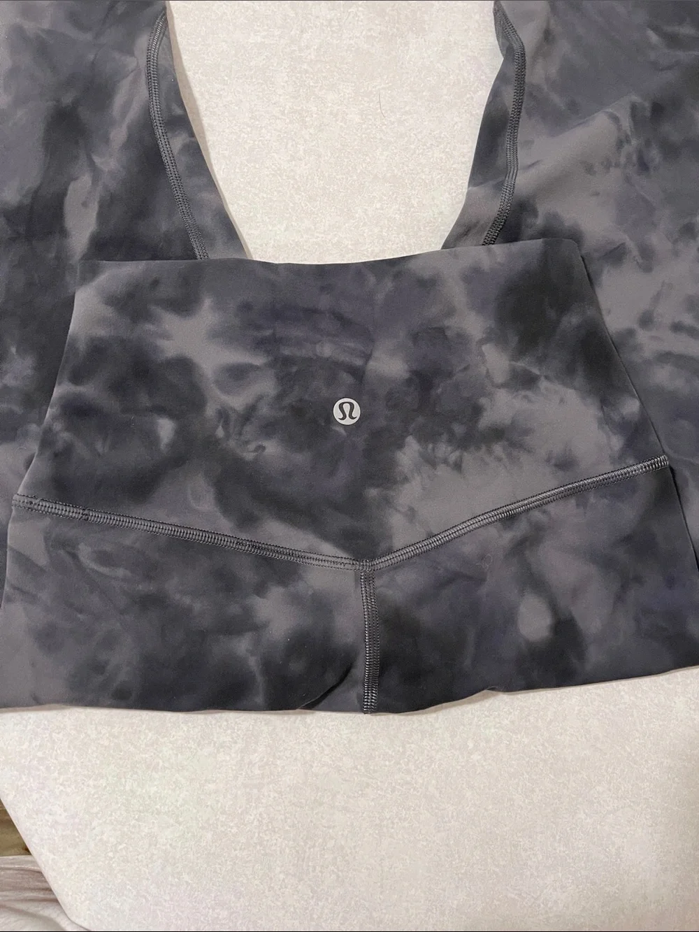 lululemon athletica Black Tie-Dye Leggings